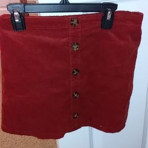Corduroy skirt